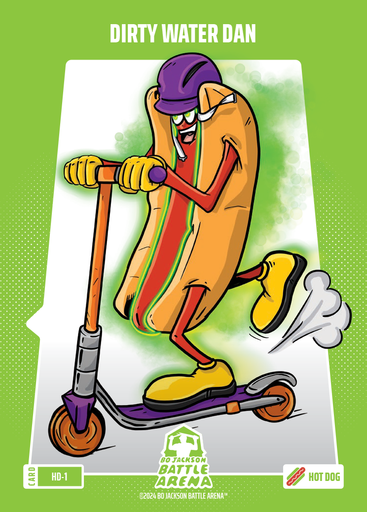Hot Dog Card Example