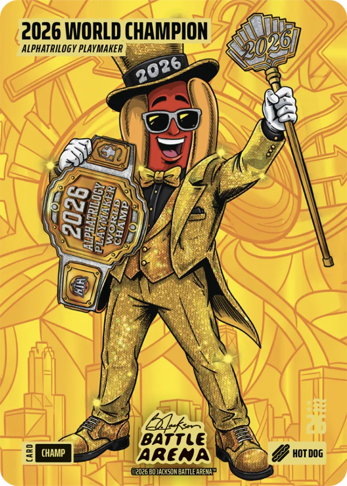 Goldie, 2026 AlphaTrilogy Playmaker World Champion card